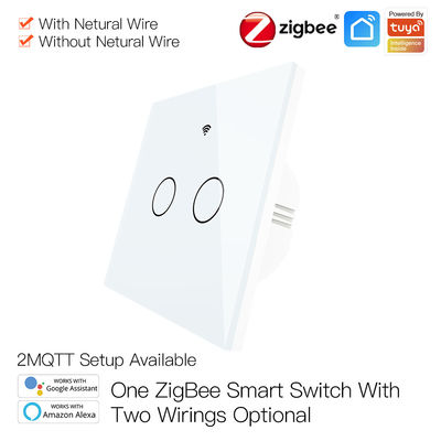 Przełącznik światła Zigbee Wifi Smart Wall Sterowanie głosem Przełącznik światła