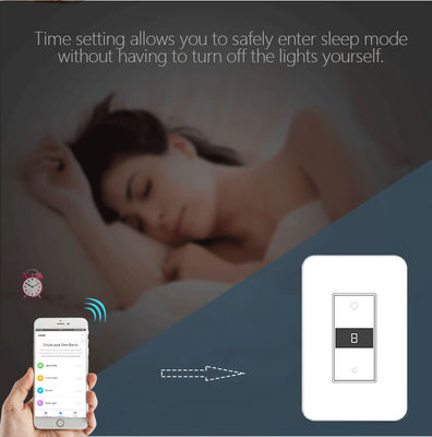 Automatyka domowa Apple HomeKit Wifi Trójdrożny ściemniacz 90-110v Pilot bezprzewodowy