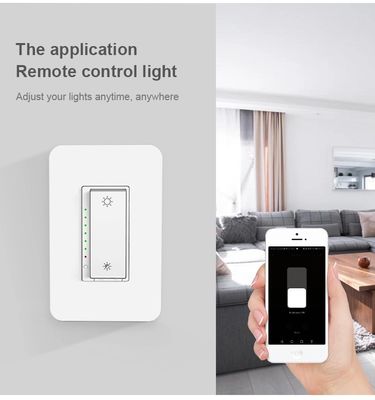 Tuya Wireless Intelligence Smart Wifi Przełącznik ścienny 16A FCC Smart Home Ściemniacz
