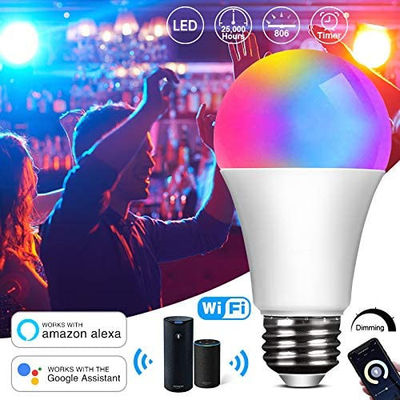 RGB 5w 7w 9w 12w Zdalna inteligentna żarówka LED E26 Inteligentna automatyka domowa Aplikacja Tuya