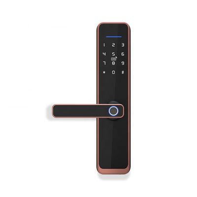 Elektryczna aplikacja Tuya Smart Wifi Blokada drzwi Cyfrowy biometryczny zamek do drzwi z czytnikiem linii papilarnych
