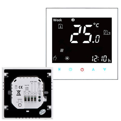 Aplikacja Tuya Sterowanie głosem Inteligentny bezprzewodowy termostat Timer 3A Ogrzewanie podłogowe Termostat z obsługą Wi-Fi